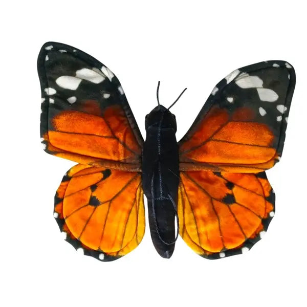 Pluszowy motyl Monarcha czerwony 30cm