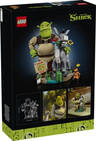 Lego Shrek - Shrek, Osioł i Kot w butach