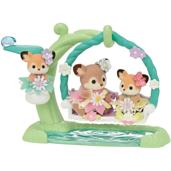 Sylvanian - Jelonki na kwiatowej huśtawce