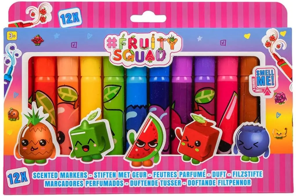 Fruity squad pachnące pisaki 12 szt