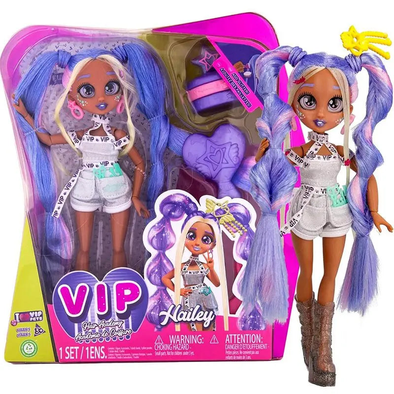 Vip girls hair academy hailey lalka fashion do stylizacji włosów