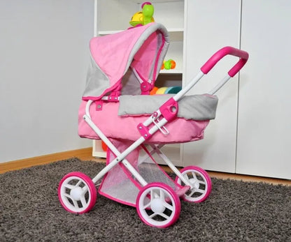 Wózek dla lalek Alice prestige pink