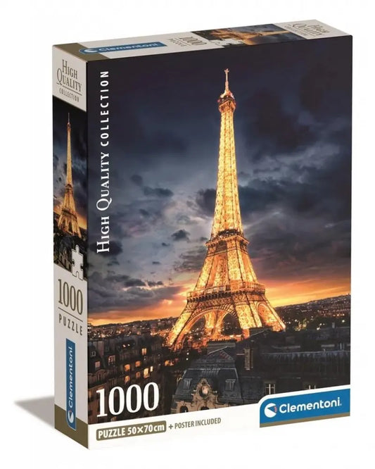 Puzzle 1000 elementów Compact Wieża Eiffla