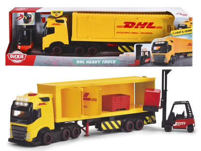 Ciężarówka + naczepa DHL ze światłem i dźwiękiem