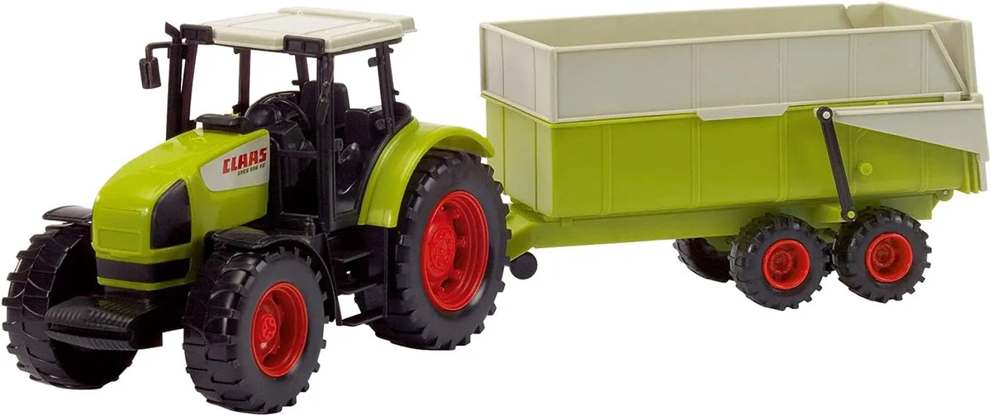 Dickie toys dickie traktor class ares z przyczepą