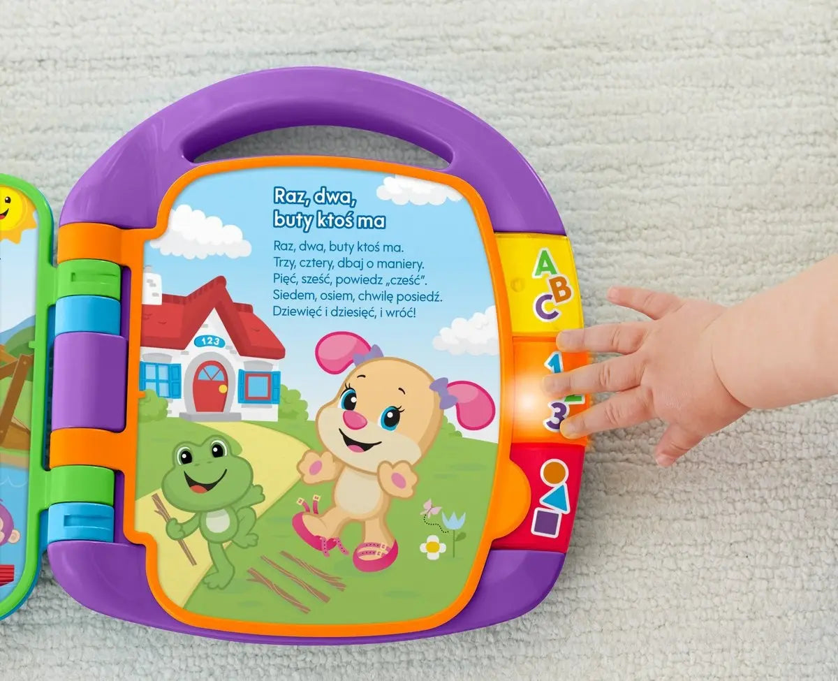 Fisher-price ll książka z wierszykami jpol