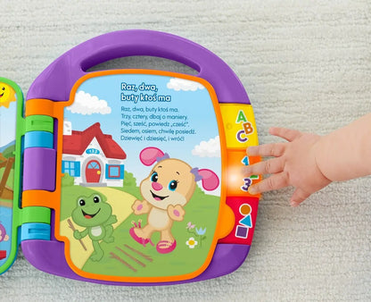 Fisher-price ll książka z wierszykami jpol