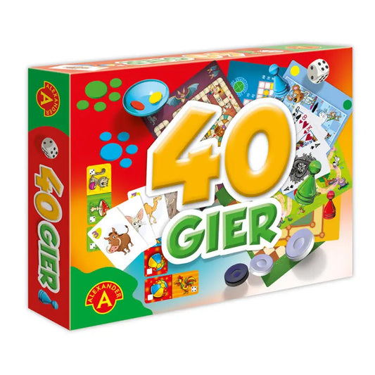 Gry rodzinne Zestaw 40 gier