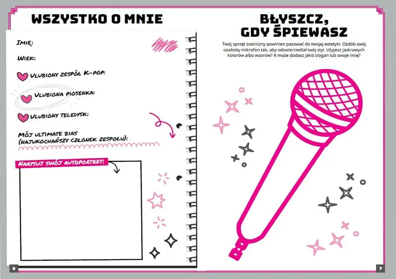 Książeczka - K-Pop Fan Księga wyzwań