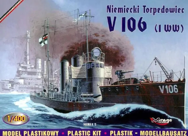 Zestaw do sklejania okręt torpedowiec v106