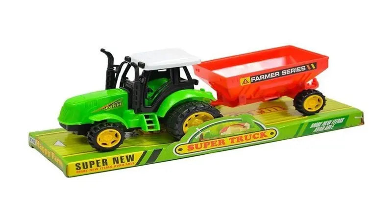 Traktor z przyczepą