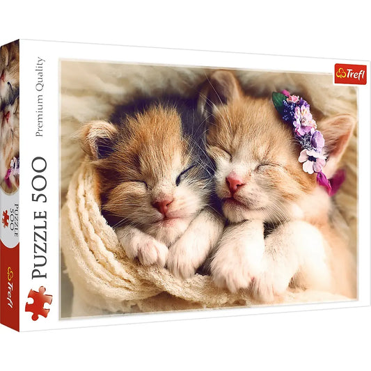 PUZZLE 500 Śpiące kotki 37271