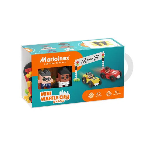 Klocki waffle mini Wyścig 80el 03179