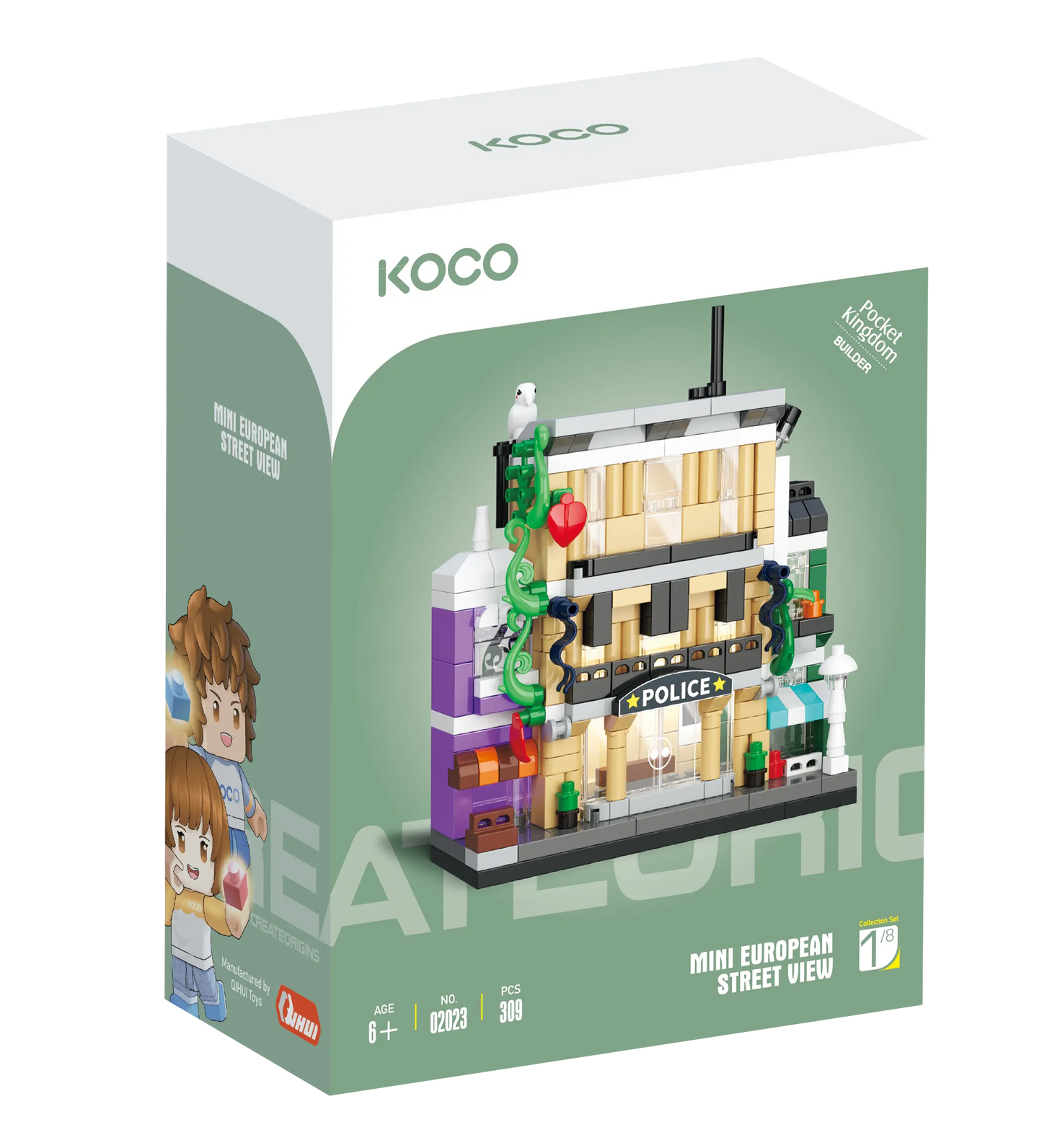 Klocki koco posterunek 309 elementów