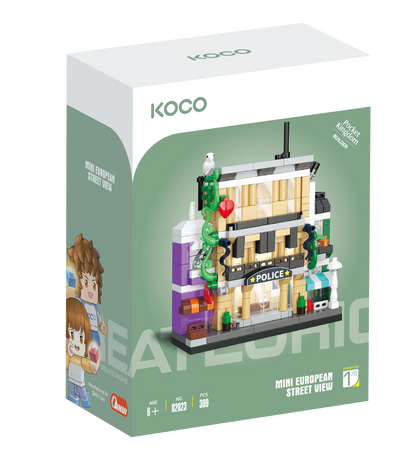 Klocki koco posterunek 309 elementów