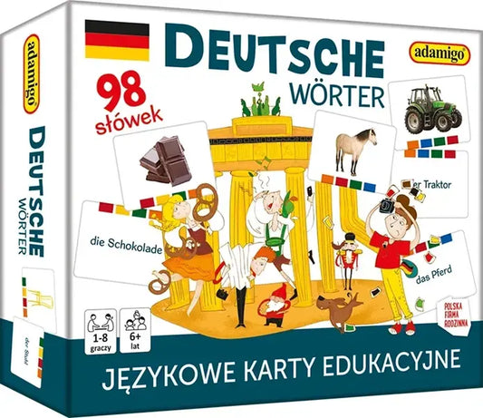 Deutsche Wörter - językowe karty edukacyjne