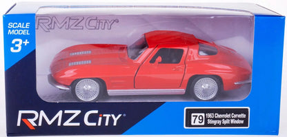 Model chevrolet corvette stingray 1963 czerwony