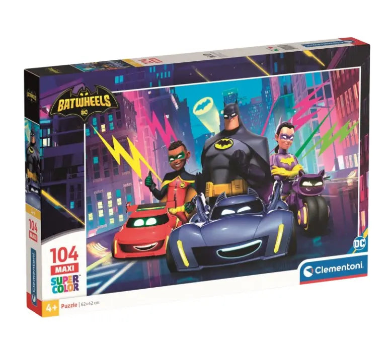 Puzzle 104 maxi Super Kolor Batwheels