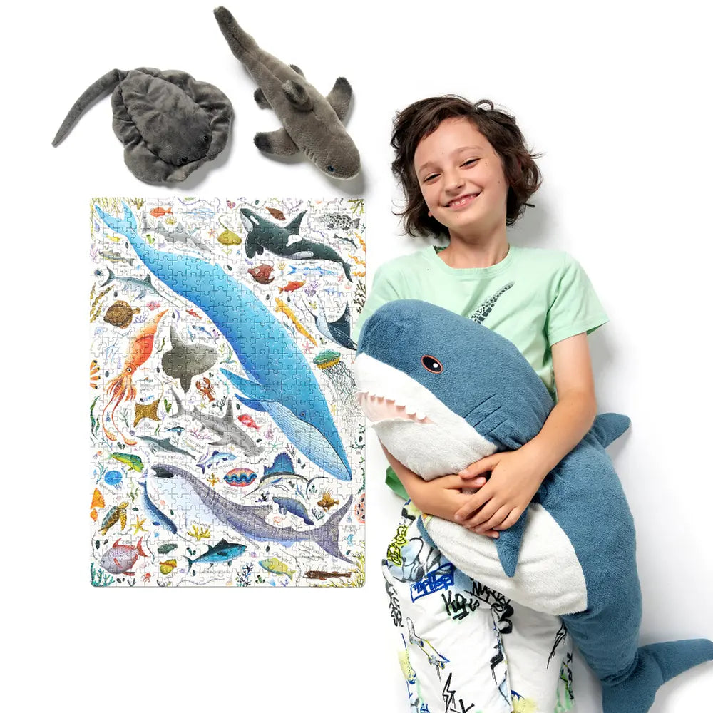Puzzlove ryby i zwierzęta wodne 500 elementów puzzle rodzinne