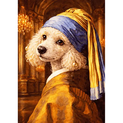 PUZZLE 500 Pudel z perłą 37572