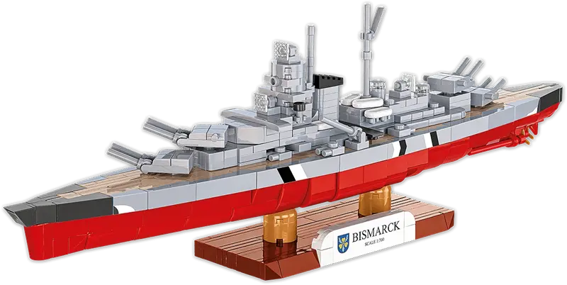 Klocki Historical Collection WWII - Battleship Bismarck 590kl