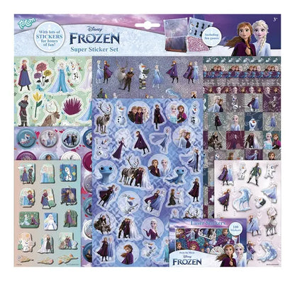 Super set naklejki Frozen, 8 arkuszy