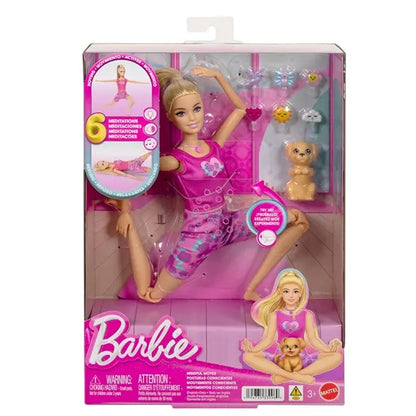 Barbie lalka medytująca z dźwiękiem