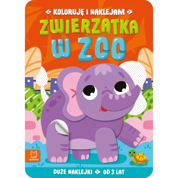Koloruję i naklejam: Zwierzątka w zoo