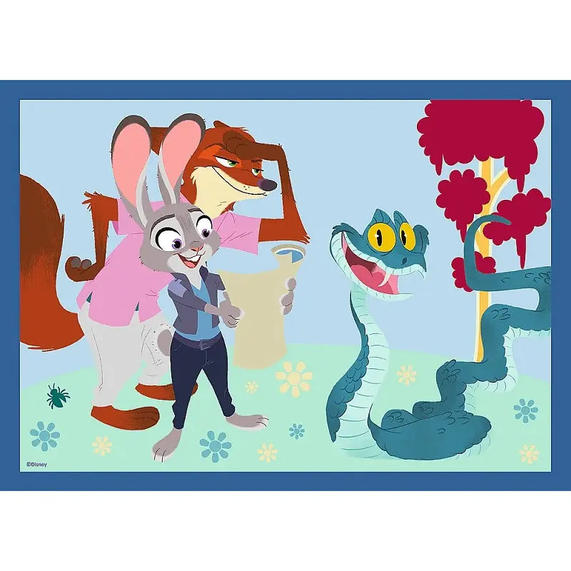 Puzzle 4w1 Zwierzogród 2 - Zootopia pełna przygód