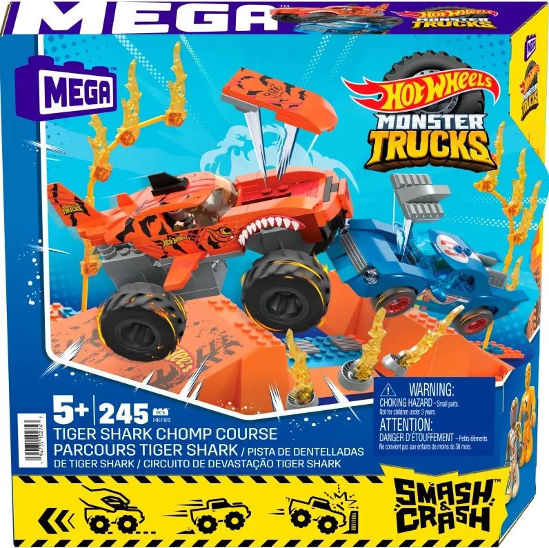 Mega bloks hot wheels tiger shark