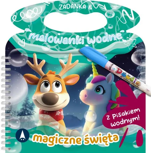 Zadanka i malowanki wodne. Magiczne święta