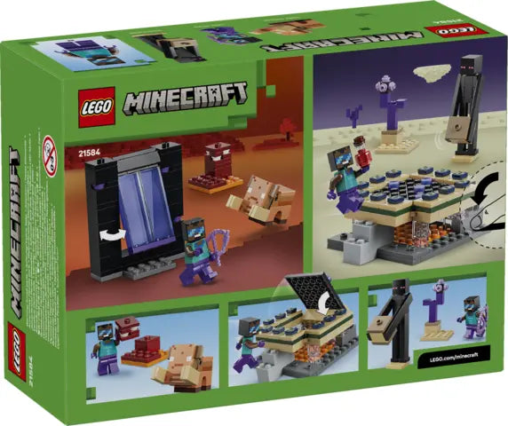 Lego Minecraft - Podróż przez portal Netheru i Kresu