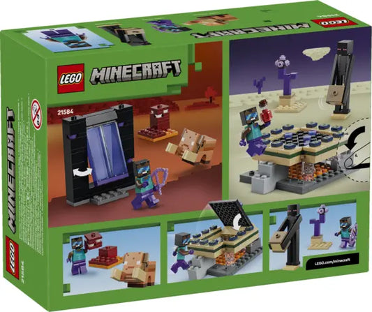 Lego Minecraft - Podróż przez portal Netheru i Kresu