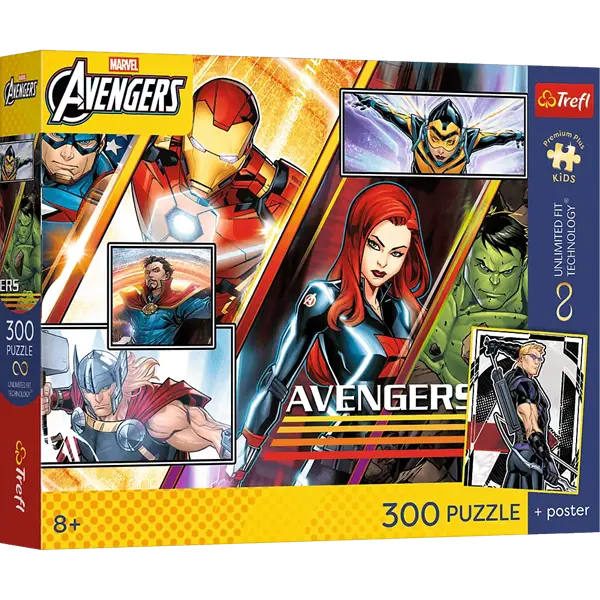 PUZZLE 300 PremPlus Kids Siła drużyny/Marvel 23046