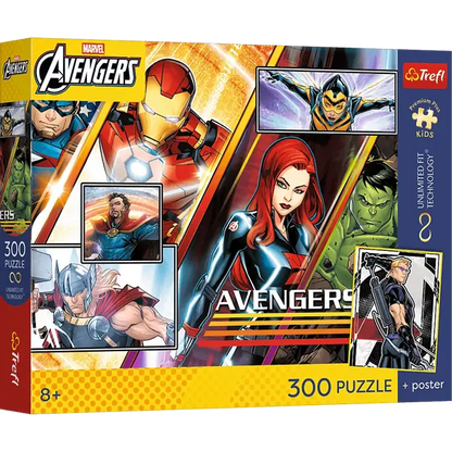 PUZZLE 300 PremPlus Kids Siła drużyny/Marvel 23046
