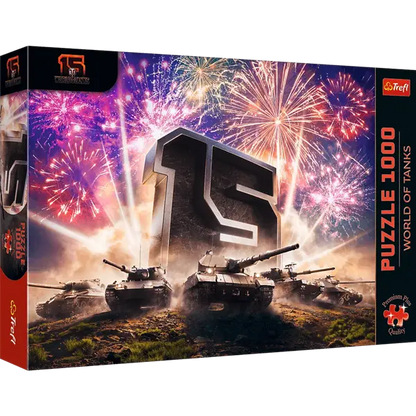 Puzzle Premium Plus Quality 1000 el. 15-lecie World of Tanks