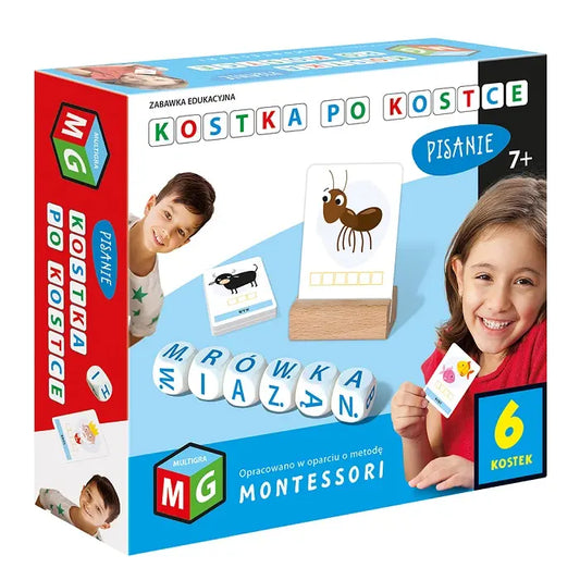 Montessori kostka po kostce-pisanie 6 kostek 05815