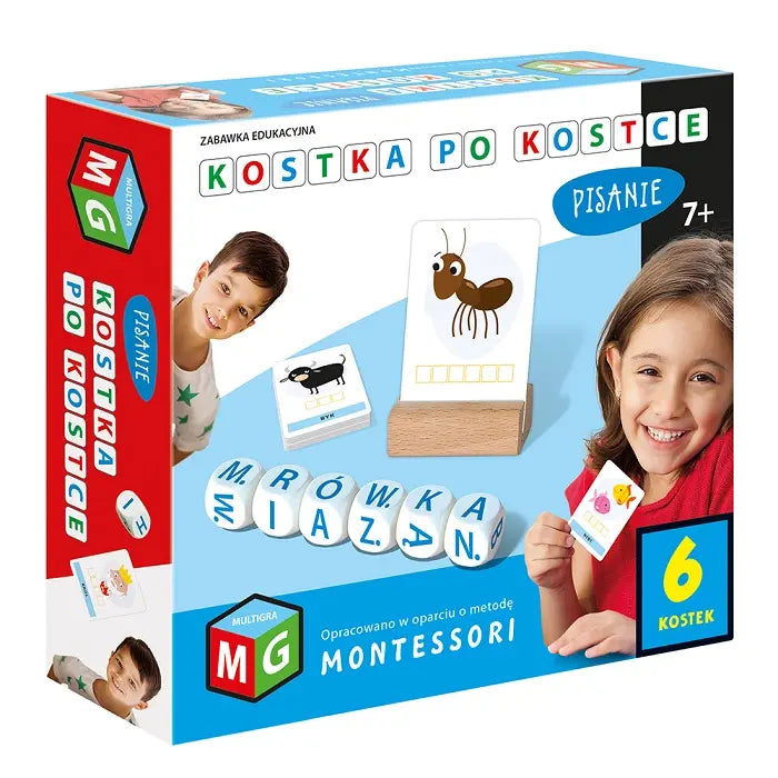 Montessori kostka po kostce-pisanie 6 kostek 05815