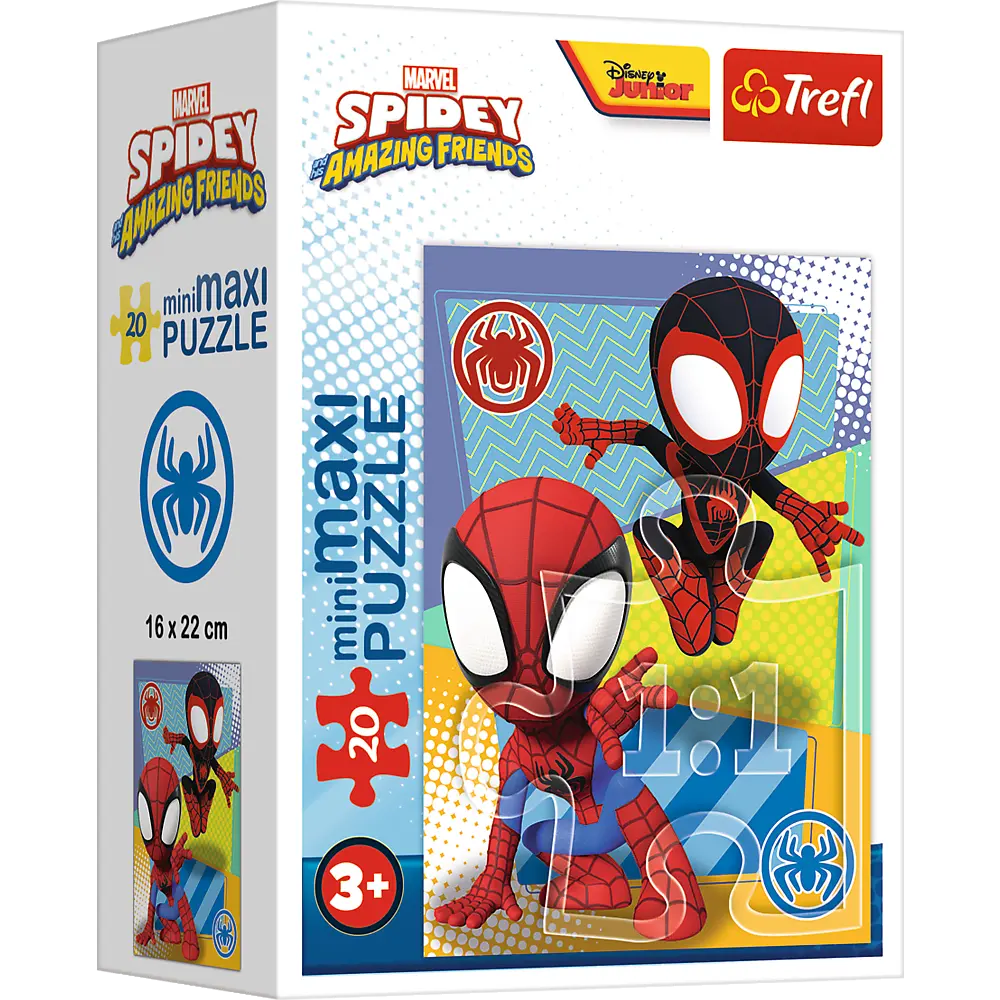 Puzzle minimaxi 20 elementów niesamowity spidey