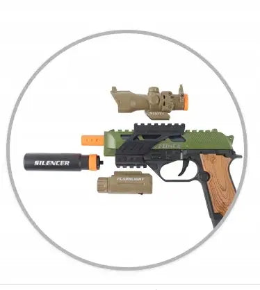 Pistolet na baterie w pudełku