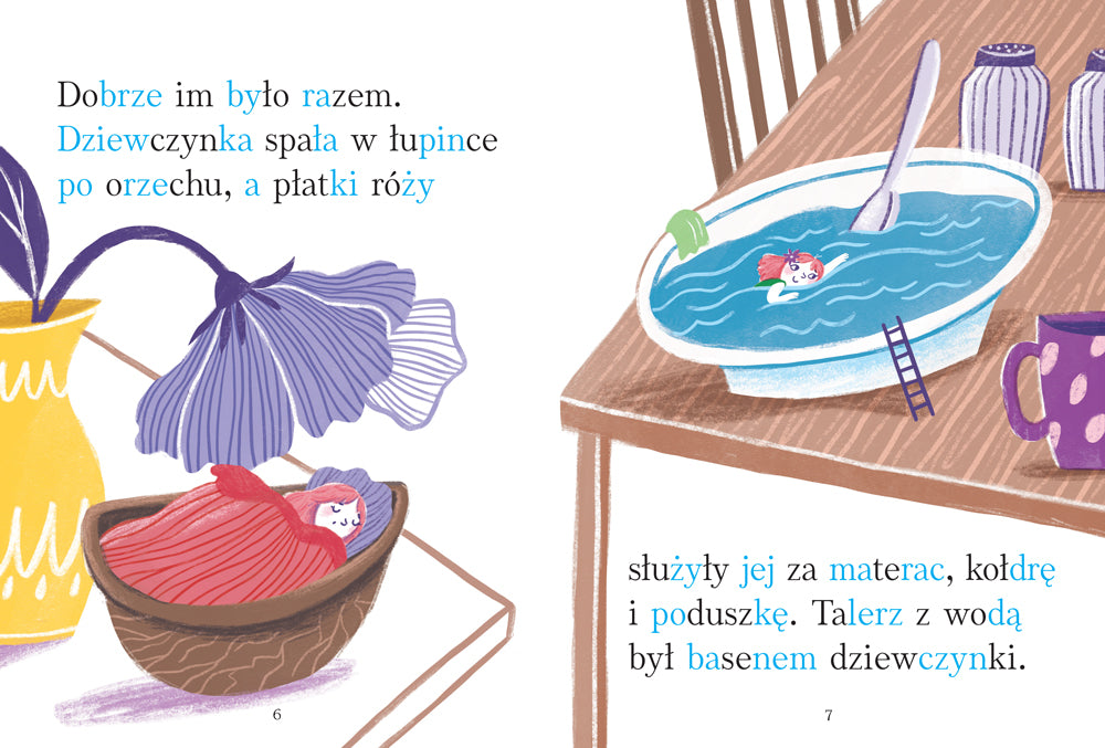 Już czytam sam calineczka duże litery