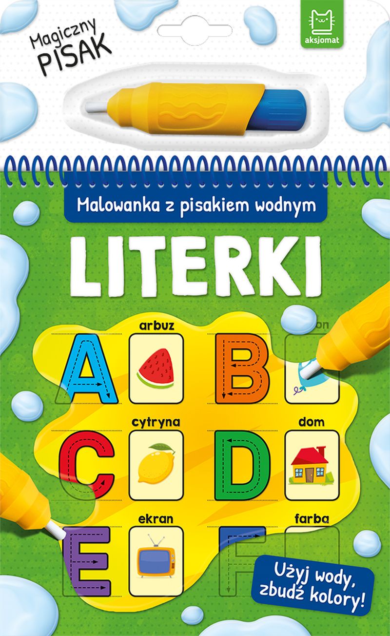 Malowanka z pisakiem wodnym. Literki 2317