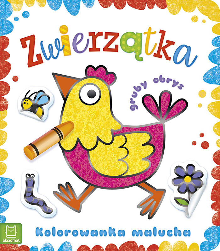 Kolorowanka malucha z grubym obr. Zwierzątka 30287