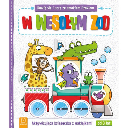 Bawię się i uczę ze smokiem dżokiem w wesołym zoo