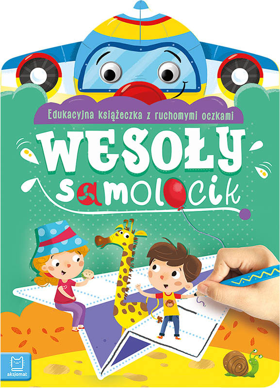 Edukac.książ.z ruch.oczkami Wesoły samolocik 33509