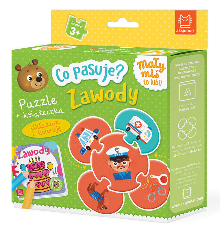 Aksjomat co pasuje zawody puzzle książeczka