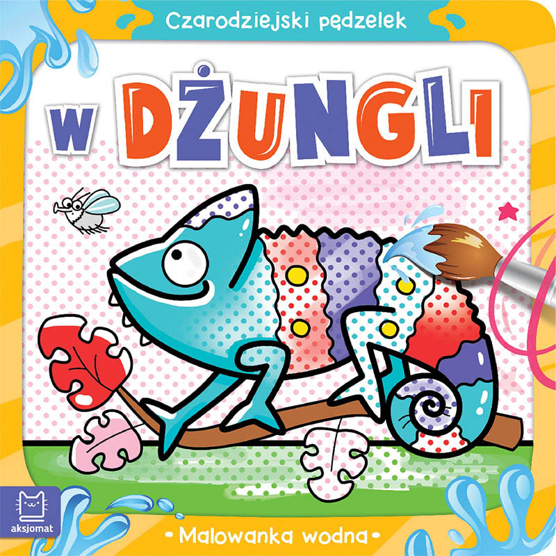 Aksjomat czarodziejski pędzelek w dżungli malowanka wodna