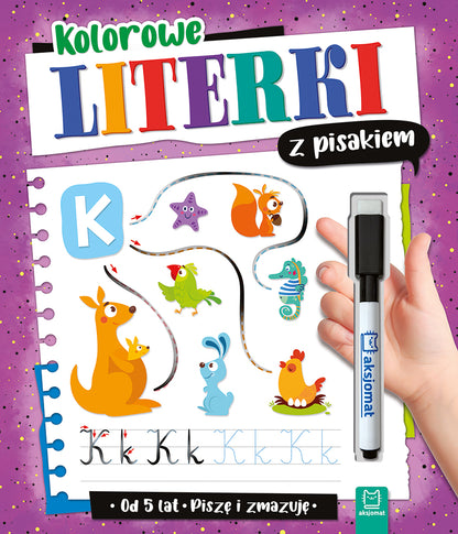 Piszę i zmazuję Kolorowe literki z pisakiem
