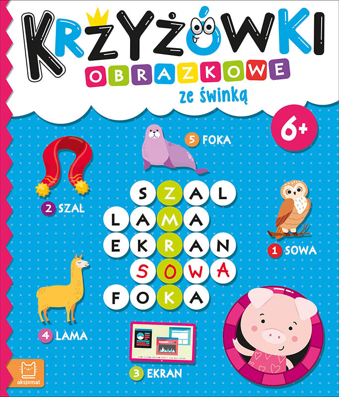 Aksjomat krzyżówki obrazkowe ze świnką