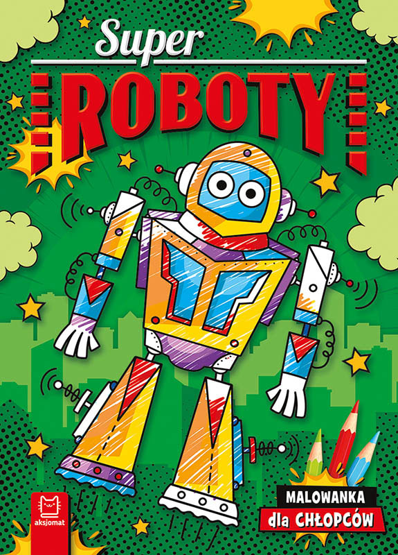 Superroboty Malowanka dla chłopców 36524